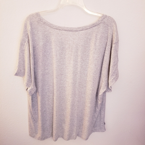 Girlfriend Collective Light Gray Short Sleeve Cupro Blend T Shirt Size 6XL NWT - Picture 5 of 8
